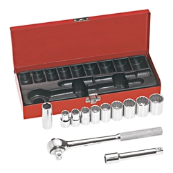 Klein 12-Piece 3/8-Inch Drive Socket Set