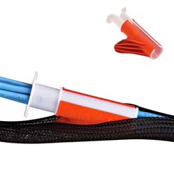 1/2 Split F6 Braided Cable Sleeving Wrap, Split Loom, Techflex (25FT) :  : Tools & Home Improvement