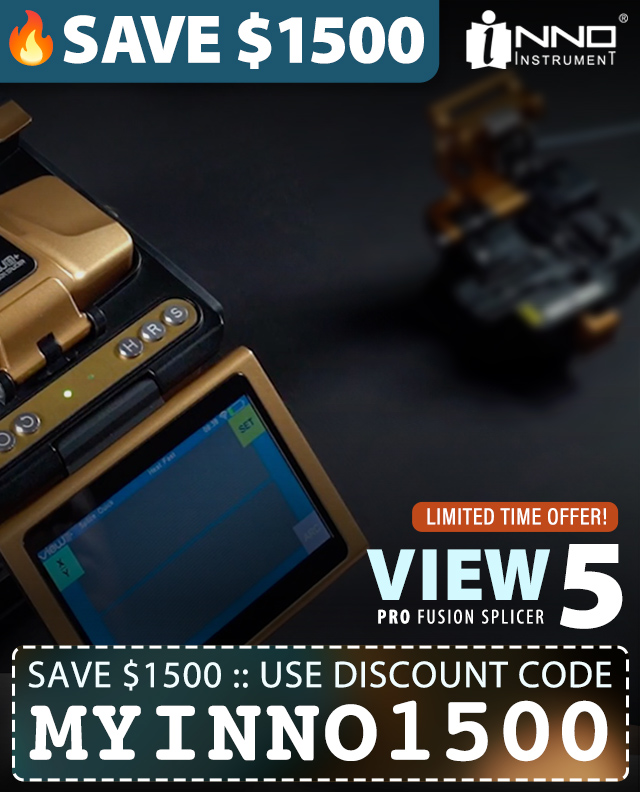 SAVE $1500 on a Inno View5 PRO Fusion Splicer!