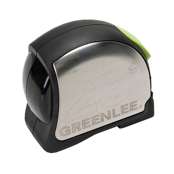 Greenlee Power Return - tape measure 25 ft - blade width: 1 in