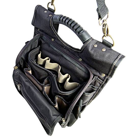 21 Pocket Zippered Pro Electrician's Tool Pouch