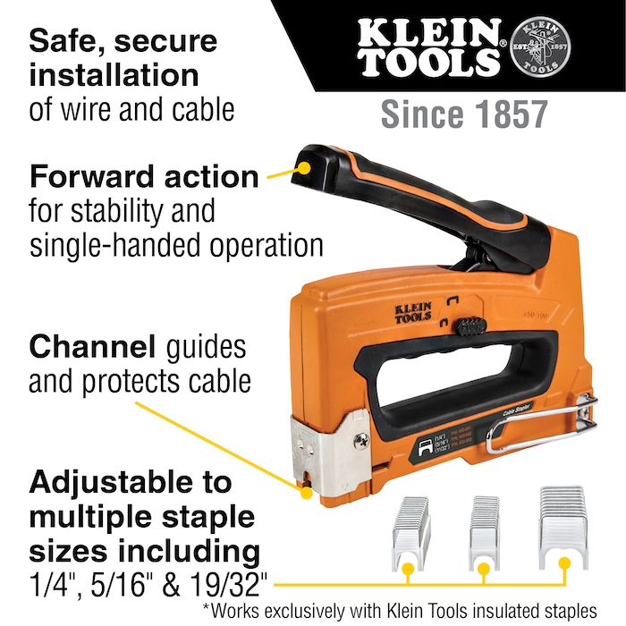 Klein Tools Loose Cable Stapler