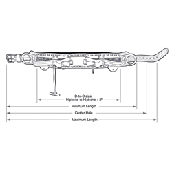 Klein Tools Full Floating Body Belt - 28in