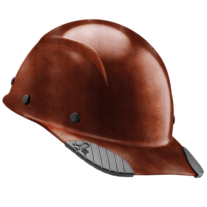 brown carbon fiber hard hat