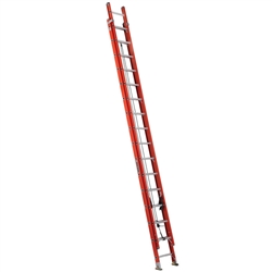 32ft Fiberglass Ladder w/ V-Pole Grip Hooks