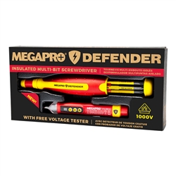 Megapro 6-in-1 Insulated Multi-Bit Screwdriver - Includes FREE $30 Tester