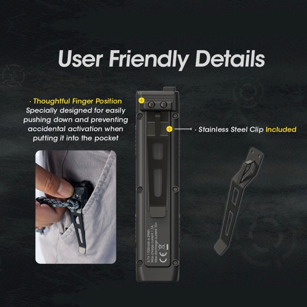 Nitecore EDC27 V2 Flashlight with Sensor Protect - 3000 Lumens - USB-C –  Techquencher