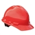 Radians 4-Point Ratcheting Hard Hat - Red