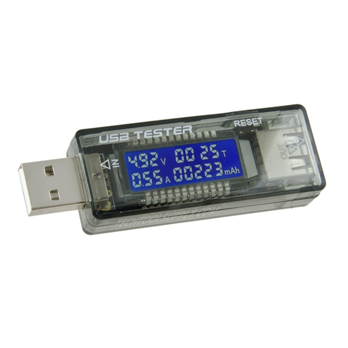 Laatste Disco maandelijks USB 3-in-1 Voltage/Current/Capacity Meter