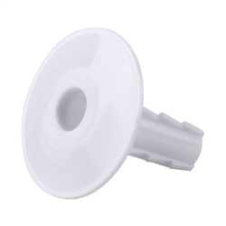 Single Feed-Through Bushing White - Qty 100